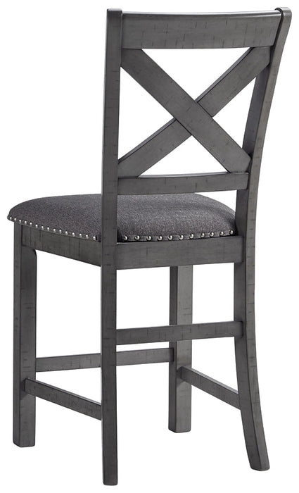 Myshanna Upholstered Barstool (2/CN) Homeline Furniture