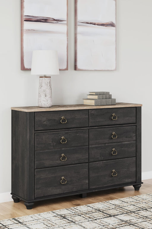 Nanforth Six Drawer Dresser Homeline Furniture