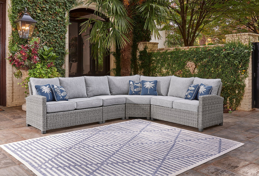 Naples Beach 4-Piece Outdoor Sectional Homeline Furniture