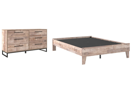 Neilsville Full Platform Bed with Dresser Homeline Furniture