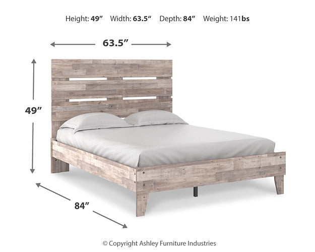 Neilsville Queen Panel Platform Bed Homeline Furniture