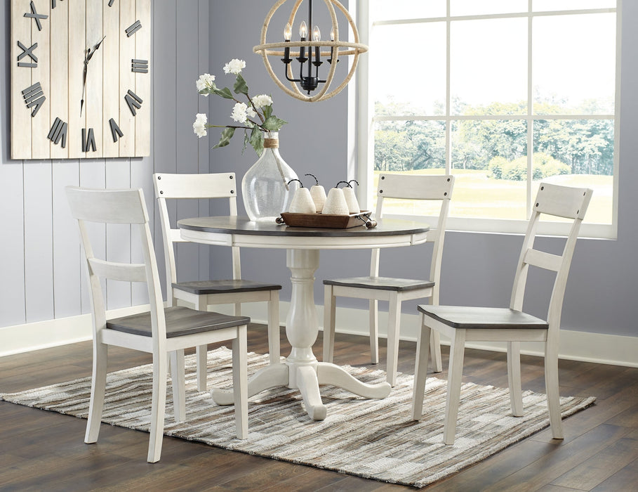 Nelling Dining Table and 4 Chairs Homeline Furniture