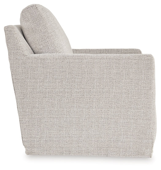 Nenana Next-Gen Nuvella Swivel Glider Accent Chair Homeline Furniture