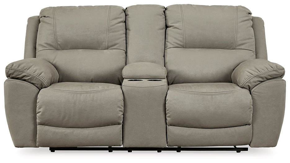 Next-Gen Gaucho DBL Rec Loveseat w/Console Homeline Furniture