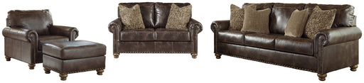 Nicorvo Sofa, Loveseat, Chair and Ottoman Homeline Furniture