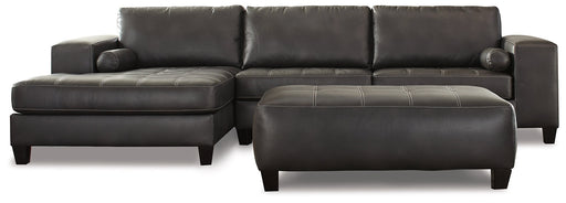 Nokomis 2-Piece Sectional with Ottoman Homeline Furniture