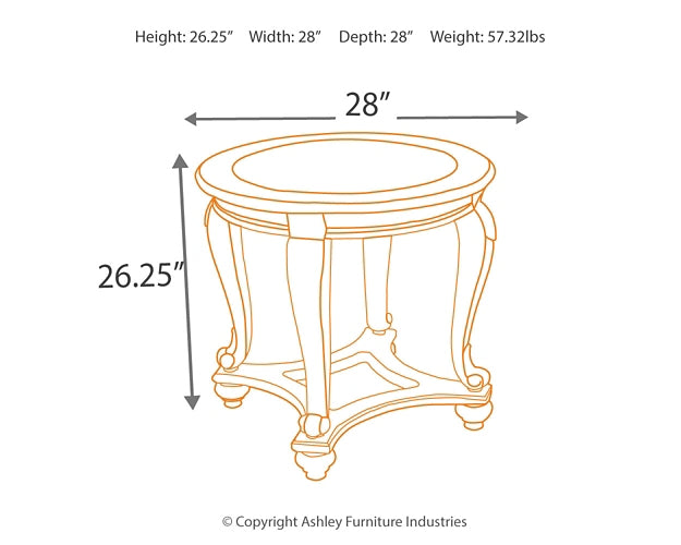 Norcastle Coffee Table with 1 End Table Homeline Furniture