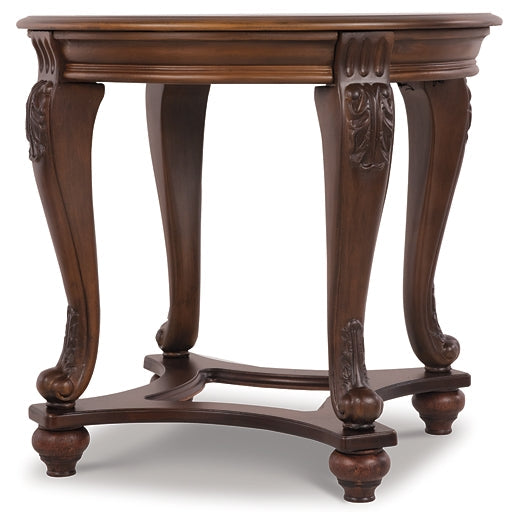 Norcastle Round End Table Homeline Furniture