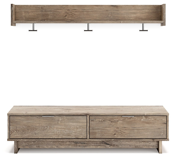 Oliah Bench with Coat Rack Homeline Furniture