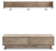 Oliah Bench with Coat Rack Homeline Furniture