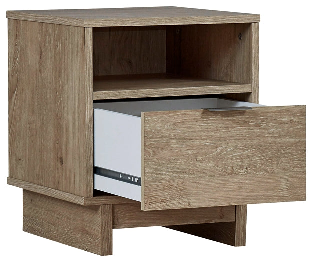 Oliah One Drawer Night Stand Homeline Furniture