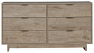 Oliah Six Drawer Dresser Homeline Furniture