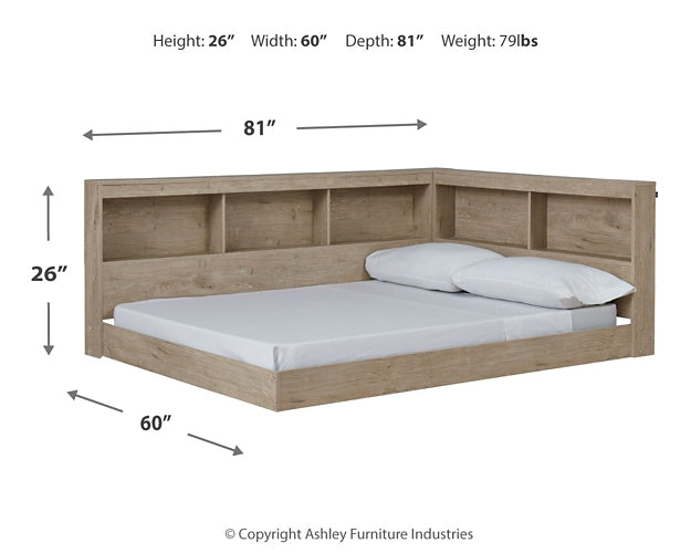 Oliah Twin Bookcase Storage Bed Homeline Furniture