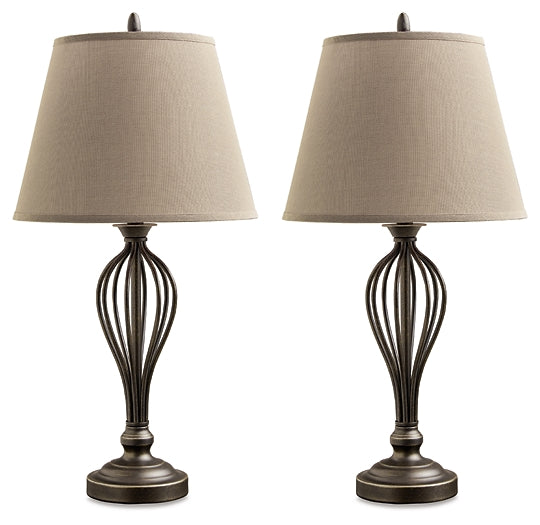 Ornawell Metal Table Lamp (2/CN) Homeline Furniture