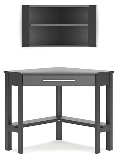 Otaska Home Office Corner Desk with Bookcase Homeline Furniture