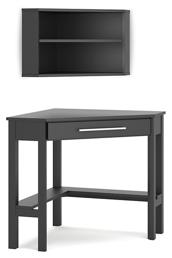 Otaska Home Office Corner Desk with Bookcase Homeline Furniture