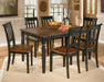 Owingsville Dining Table and 6 Chairs Homeline Furniture