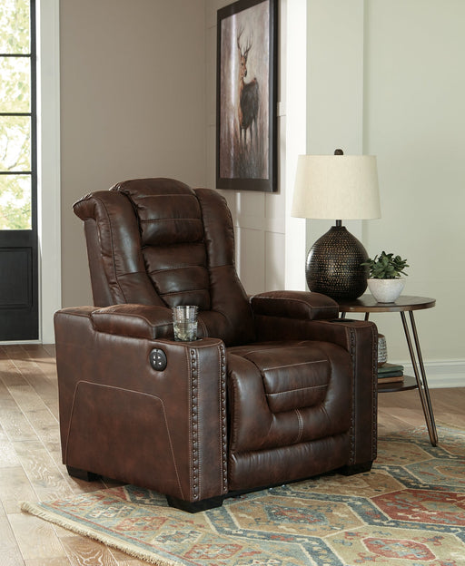 Owner's Box PWR Recliner/ADJ Headrest Homeline Furniture