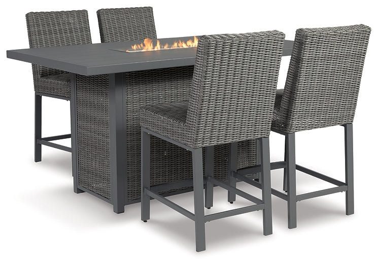 Palazzo Outdoor Bar Table and 4 Barstools Homeline Furniture