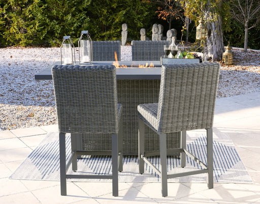 Palazzo Outdoor Bar Table and 4 Barstools Homeline Furniture