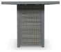 Palazzo RECT Bar Table w/Fire Pit Homeline Furniture