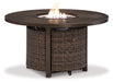 Paradise Trail Round Fire Pit Table Homeline Furniture