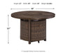 Paradise Trail Round Fire Pit Table Homeline Furniture