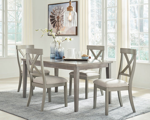 Parellen Dining Table and 4 Chairs Homeline Furniture