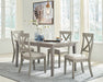 Parellen Dining Table and 4 Chairs Homeline Furniture