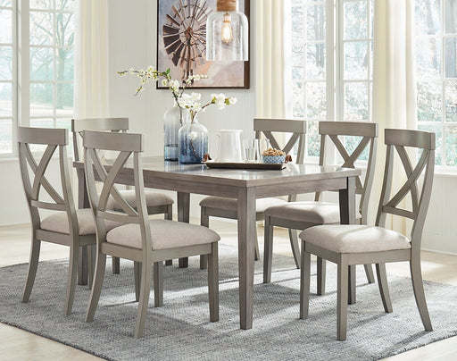 Parellen Dining Table and 6 Chairs Homeline Furniture