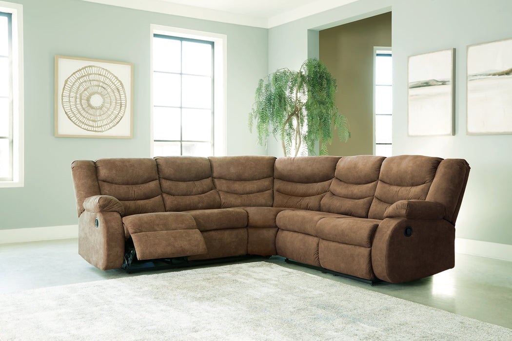 Partymate 2-Piece Reclining Sectional Homeline Furniture