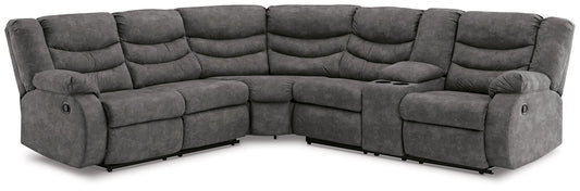 Partymate 2-Piece Reclining Sectional Homeline Furniture