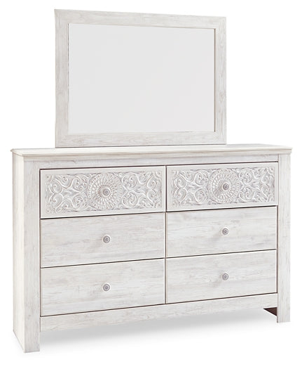 Paxberry Dresser and Mirror Homeline Furniture