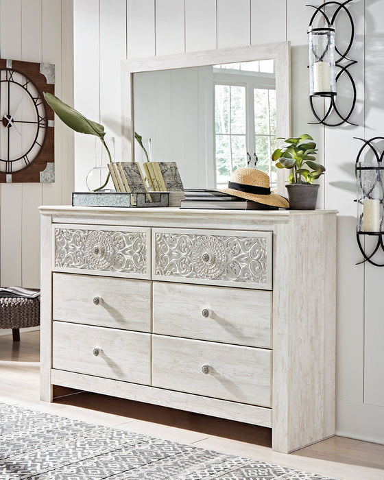 Paxberry Dresser and Mirror Homeline Furniture