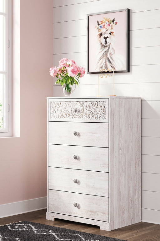 Paxberry Five Drawer Chest Homeline Furniture