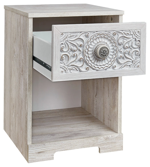 Paxberry One Drawer Night Stand Homeline Furniture