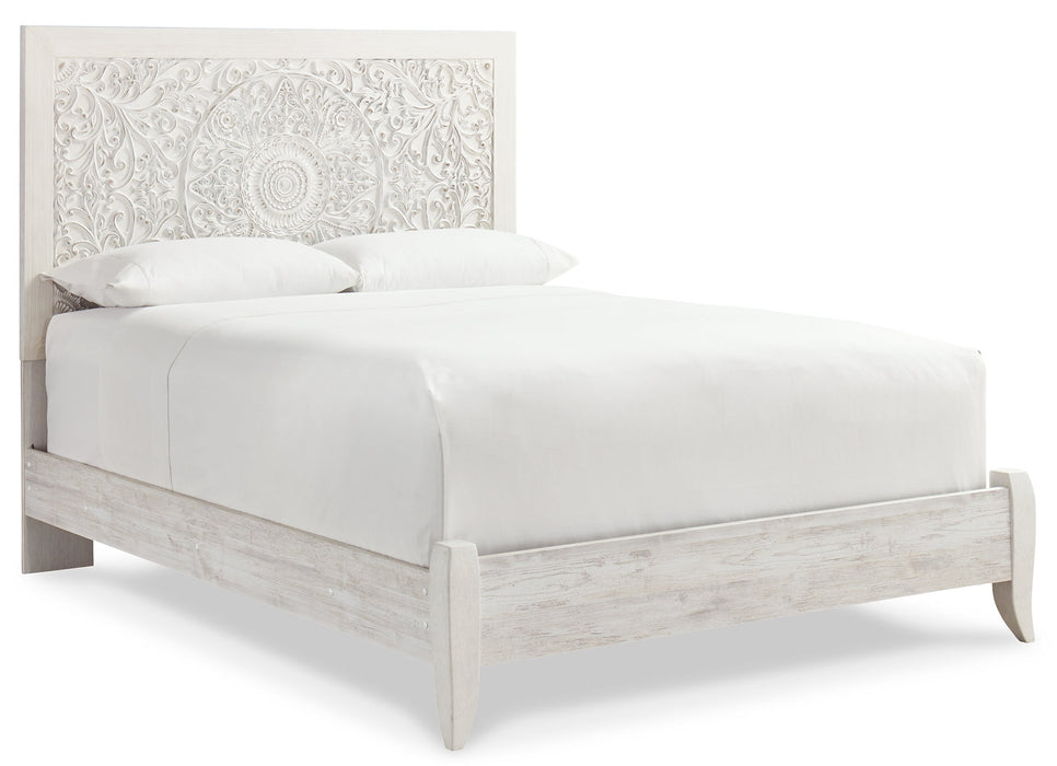 Paxberry Queen Panel Bed with Dresser Homeline Furniture