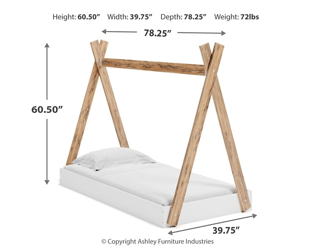 Piperton Twin Tent Complete Bed in Box Homeline Furniture