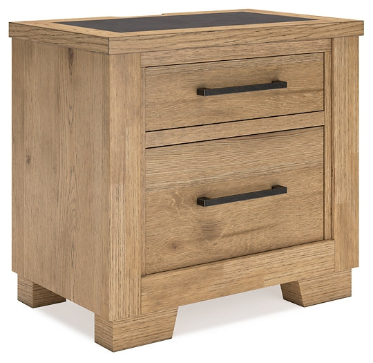 Galliden Two Drawer Night Stand