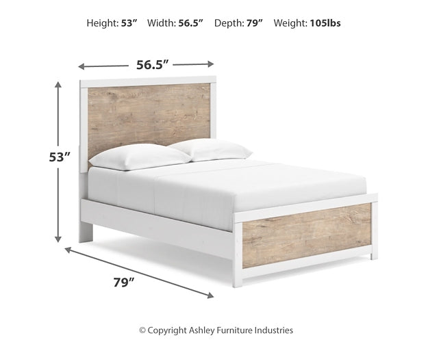 Charbitt Full Panel Bed with Dresser